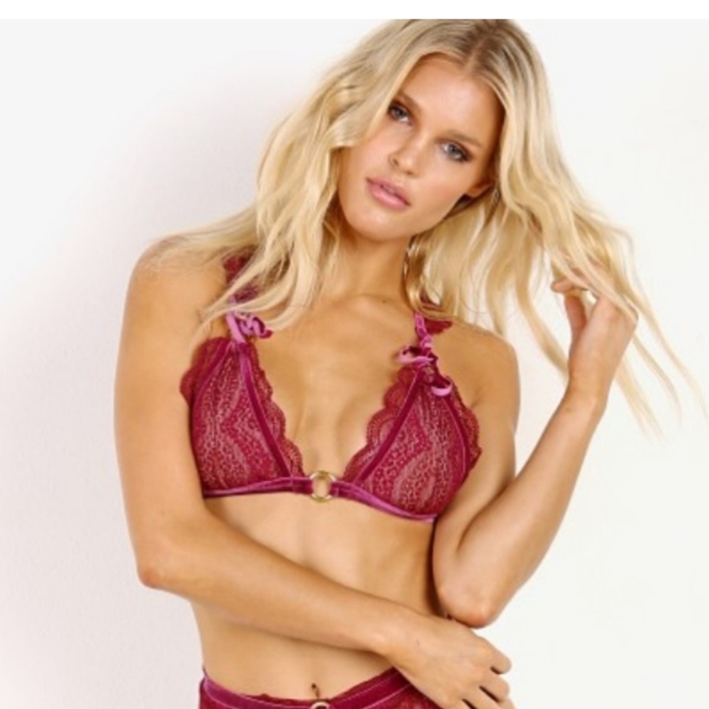Skivvies For Love & Lemons Edith Lace Bralette